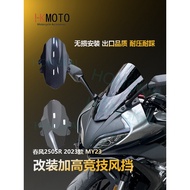 Suitable for Spring Breeze 250SR New Style 2023 Competitive Windshield MY23 Modified Heightened Fron