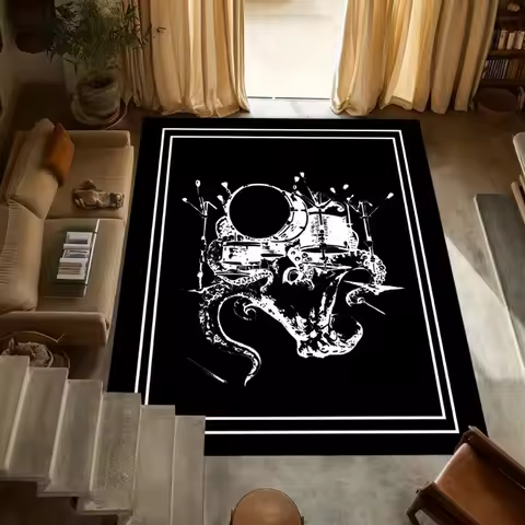 Drum Carpet, Electric Drum Mat Jazz Drum Soundproofing Electronic Drum Carpet Mat Black Musical Inst
