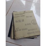 Waterproof Duco Sandpaper Sandpaper Sheet Sandpaper Iron Wood Paint Sandpaper 1 Sheet