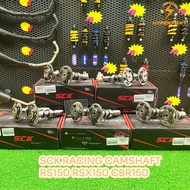 SCK RACING CAMSHAFT RS150 RSX150 CBR150RR H1+ H2+ H3 H5 H6 H7