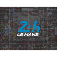 Cutting Sticker 24H Le Mans Size 6 Cm for Motorcycles