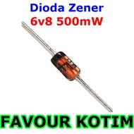 ZENER DIODE 0.5W DIODE 6V8 6.8V 6.8V 0.5 WATT W DIP FVKOTIM