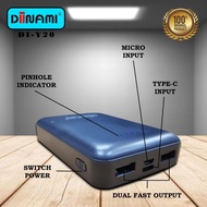 POWERBANK DIINAMI 8000MAH ORIGINAL garansi resmi 1 tahun