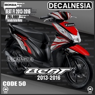 Decal Sticker BEAT FI 2013 2014 2015 2016 Full Body Sticker Honda Old Motorcycle Variation Decal Str