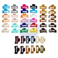 AB-457C (12 pcs) Hair Clip Hair Clam Rectangle Hair Clam Hair Clamp Hair Accessories Wholesale