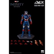 Threezero DLX Scale Infinity Saga Iron Man 3 Iron Man Iron Patriot Metal Figure