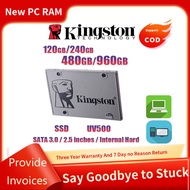 【Three year warranty】Kingston UV500 256G/512GB/1024GB SSD Sata 3 Solid State Drive 2.5 Inch Loptop/D