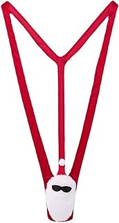 NewBull Mankini Funny Santa Claus Costume Santa Costume Lingerie Mankini Christmas Costume Men's One