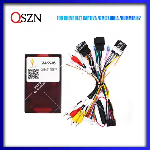 QSZN Wiring Harness Canbus Box Decoder For CHEVROLET CAPTIVA /GMC SIRRIA /HUMMER H2 Android Car Radi
