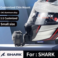 For  Shark race R GP SPARTAN-GT D-SKWAL2 Motorcycle Helmet Aluminum Customized Helmet Chin Mount for GoPro Insta360 Accessories