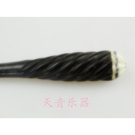 Premium Ebony Twisted Wire Erhu Shaft Erhu Accessories First Grade Ebony Erhu Shaft