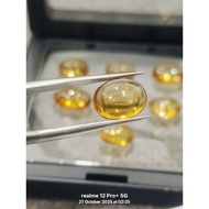 Batu Permata Asli Yellow Citrine 100% Natural