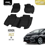 3D ROYAL Car Mat Honda Jazz / Fit GK (2014 - 2020)