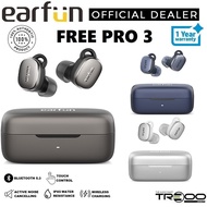 EarFun Free Pro 3 True Bluetooth NoiseCancelling InEar Earphone with Mic