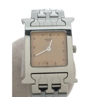 HERMES Womens Quartz Watch Analog Stainless Steel ORN SLV HH1.210 Direct from Japan Secondhand