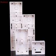 [Honour] 86 Type 2/3/4 Gang Switch Socket Base Junction Box Wall Switch Socket Dark Box