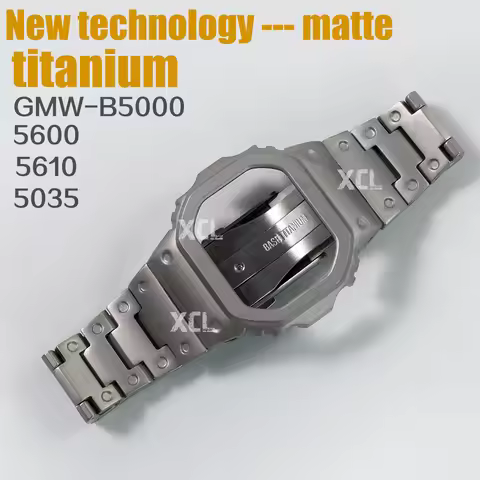 X_Refit Titanium Alloy 5600 5610 GW5000 GMWB5000 Metal Case Mod Kit For DW5600 G5600E GWM5610 GWB560