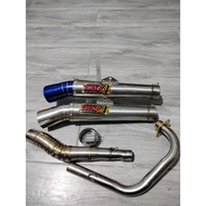 DAENG Sai 4 muffler for TMX 125,155 Rusi,Euro