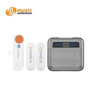 ไมค์ไร้สาย สีขาว COMICA VIMO S-MI 2 WIRELESS MIC FOR IOS