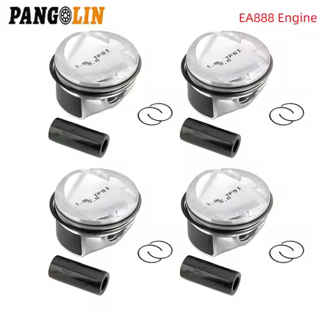 EA888 Engine 1set 1.8T 23mm Piston & Ring Kit For VW Audi Golf BZB CDA CDH CAB Φ82.51mm Car Accessor