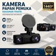 3-Lens 3-Channel Train DVR, 1440P WIFI Dash Cam, In-Vehicle Video Recorder