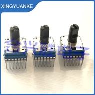 2Pcs/Lot RK14 Type Vertical Dual B10K B103 Shaft Length 13MM 7Pin Electronic Piano Volume Adjustment