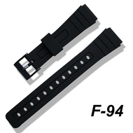 Replacement plastic strap for Casio F91, F94 watches - Free mounting pin included