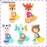[chiwanji4x] Baby Rattles Visual and Brain Development Hand Grips 0-6 Months Newborn Toys