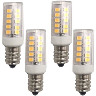QLEE Led 2W E12 Candelabra Bulb 12V - 24v Warm White 3000k Chandelier Light Refrigerator Bulb Garage