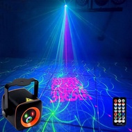 New Mini LED Laser Stage Lighting Disco Lights Sound Activated DJ Party Lights With Strobe Flash Effect Usb Power Projector Lamp