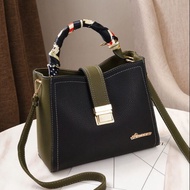 Korean Women's Fashion Classical Ribbon Design Casual Across Body Shoulder Bag