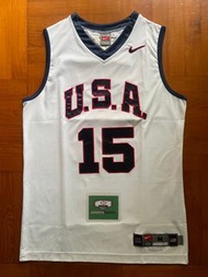 NBA Nike Carmelo Anthony #15 Team USA 2007 FIBA AmeriCup Home Edition Swingman Jersey Size M