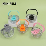 MINIFELE Cup Lid, Splash Spill Proof Replacement Bottle Lid, Portable Multicolor Transparent Water B