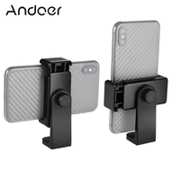 Andoer Smartphone Clamp Holder Phone Mount Adapter Phone Clip for Tripod Selfie Stick with Detachabl