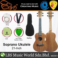 Evo Soprano UK21 Concert UK23 and Tenor Ukulele UK26 - Hawaiian Nylon String Guitar