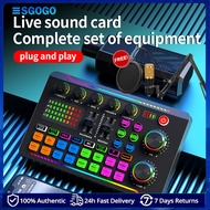 【5 Years Warranty】F998/V8S/V8 BM800 Sound Card With Microphone Sound Mixer Sound Card Audio Mixing C