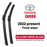Car Wiper Blade for Toyota GR86 2022-present front silicone windshield wiper blade banana type