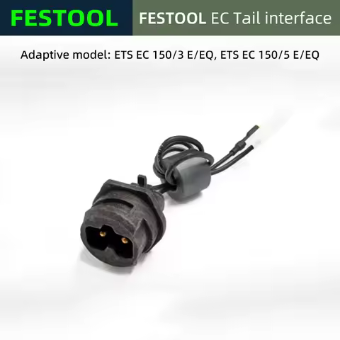 FESTOOL ETS150 Brushless Dry Grinding Machine Tail Plug 492602 Original Quick Power Cord Socket Plug