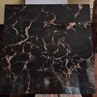 BEST!! keramik 60x60 hitam motif marmer (glossy)/ keramik lantai ruangan/ keramik lantai teras/ kera