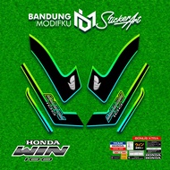 HONDA WIN STRIPING 54 MOTIF/ MODFKU BANDUNG/ WIN 100 STICKER/ WIN 100 VARIATION STICKER/
