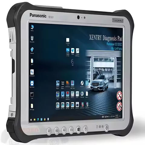 Pasonic FZ-G1 tablet (full Xentry das wis epc software installed)+MB STAR C4 doip Multiplexer For Be