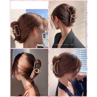 🀋【MSIA READY STOCK】Minimalist Hair Clip Hair Claw Metal Hari Accessories Hairclip