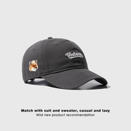 หมวกเบสบอลสไตล์ฝรั่งเศส Maison Hysan ทรงหางนกแก้วสไตล์อเมริกัน หมวกเบสบอลทรงกว้างสำหรับฤดูร้อน ทรงบา