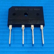 ไดโอดบริดจ์ Bridge Rectifier Diode D25XB60 D25XB80 D25XB100 25A 600V 800V 1000V #5S (1 ตัว)