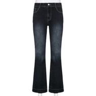 Y2k Grunge Flare Jeans Womens Low Waist Trousers Vintage