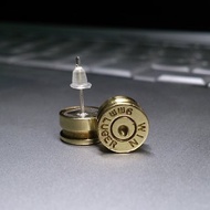 HANS HAND 真品 9mm 黃銅彈殼耳環 316不鏽鋼耳針 / 底火擊發款 /