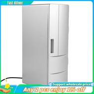 In stock-Refrigerator Mini Usb Fridge Freezer Cans Drink Beer Cooler Warmer Travel Refrigerator Icebox Car Office Use Portable