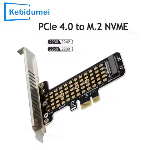 PCIE to NVME SSD Adapter PCIe 4.0/3.0 X1 x1 X4 x8 x16 to M.2 M Key Expansion Card Riser for 2230 224