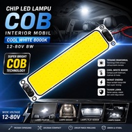 Cool White 8000K Car Interior COB Light LED Chip 12-80V 8W Ceiling Module Bus Truck DC Bright Durabl