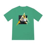 [THE NORTH FACE United States] Men Round Neck Short Sleeve Cotton T-Shirt {Grass Green} NF0A81MW Out